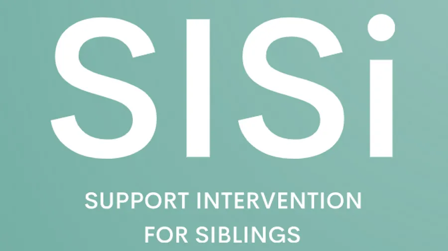 En grön bakgrund med orden sisi på.