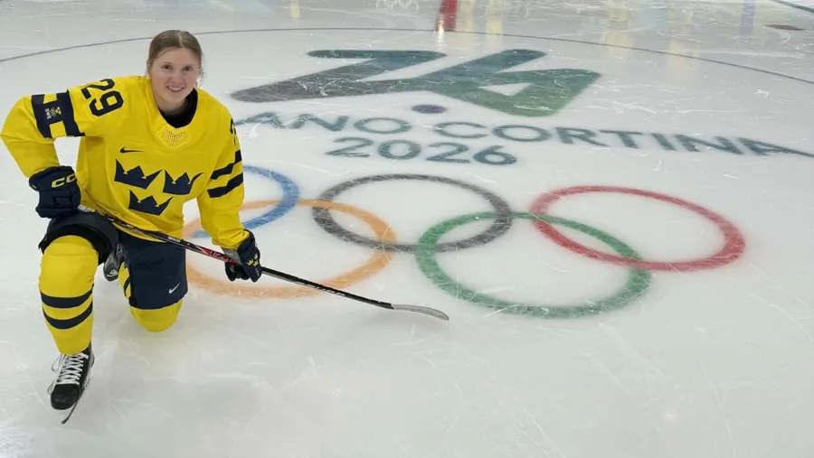 Kvinnlig ishockeyspelare